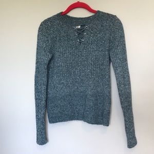 Long sleeve knit sweater